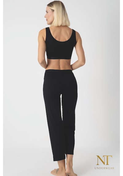 Nt Underwear Bambu İçlik Pantolon Astarı Siyah