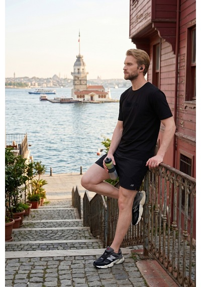 Buratti Pamuklu Regular Fit Baskılı Bisiklet Yaka T Shirt Erkek T Shirt 5904061 Siyah