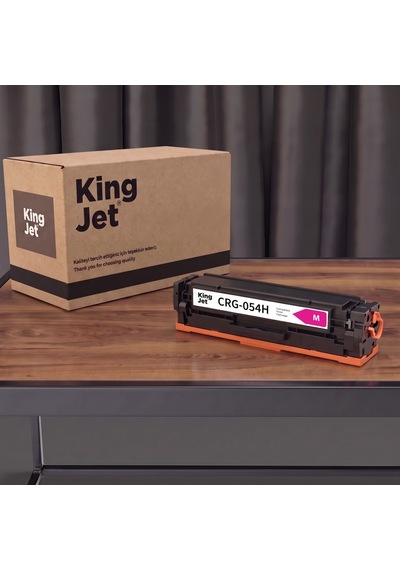 Kingjet Canon Uyumlu Crg-054h Kırmızı Yüksek Kapasiteli Tekli Çipli Uyumlu  Toner Mf645cx