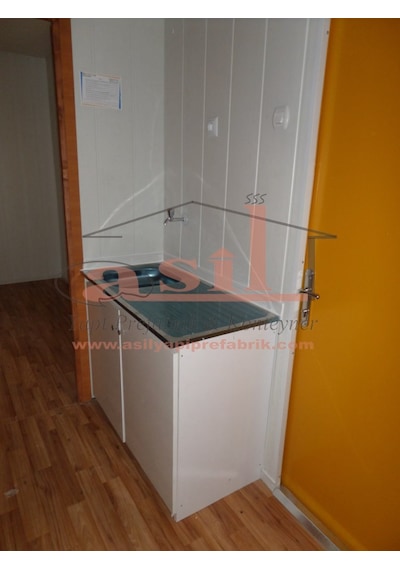 17,5 m² 1+1 AHŞAP DESEN BETOPANLI PLAKALI VE O2 BELGELİ RÖMORKLU KONTEYNER