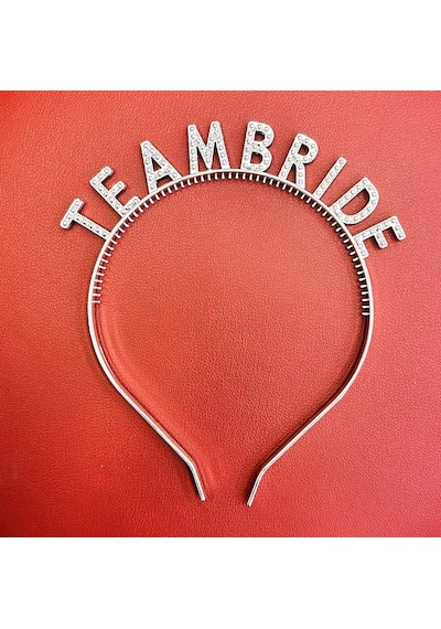 Gümüş Renk Team Bride Taç Plastik Gelin Ve Nedime Tacı Diğer