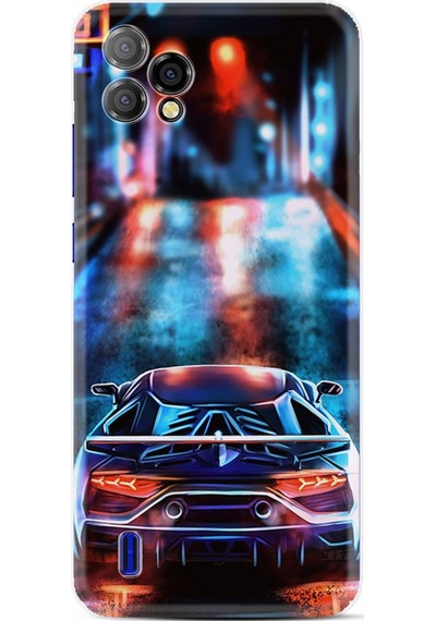Reeder P13 Blue Plus 2022 Kılıf Boyun Askılı Neon Cars 1724