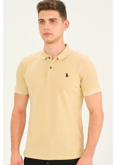 T8561 Dewberry Erkek Tshırt-bej Bej