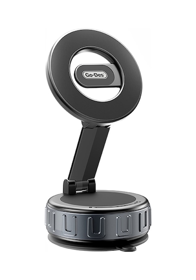 Go Des Gd-hd241 360 Derece Dönebilen Vakum Özellikli Magnetik Telefon Tutucu Siyah Siyah