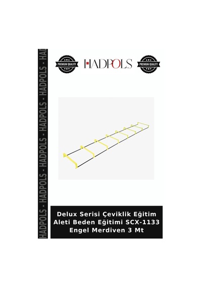 Delux Serisi Çeviklik Eğitim Aleti Beden Eğitimi Scx-1133 Engel Merdiven 3 Mt Diğer