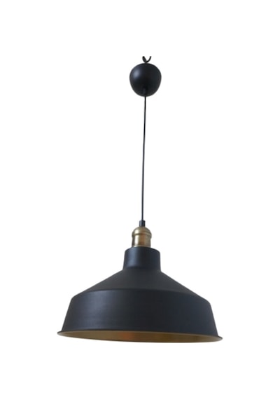 Rys Retro Metal Siyah Dekoratif Eskitme Duylu Kafe Siyah Içi Gold (536633418)