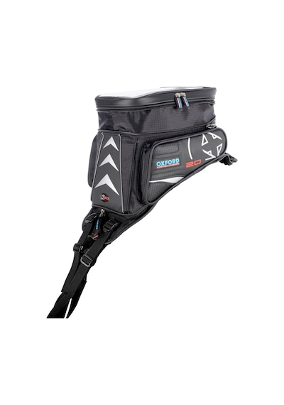 Oxfor Ol230 Strap-on Tankbag Black