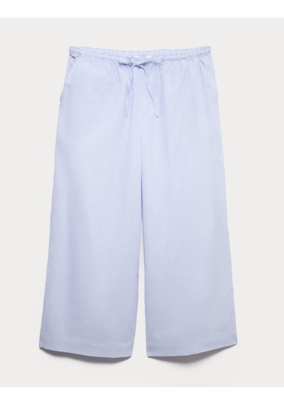 Marks & Spencer Pamuklu Pijama Altı T37001845P Mavi