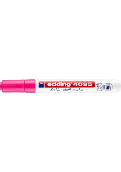 Edding 4095 Likit Tebeşir Kalemi - 2-3 Mm - Neon Rosa