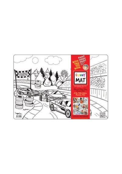 Funny Mat - Yarış Arabaları 33,5x48cm
