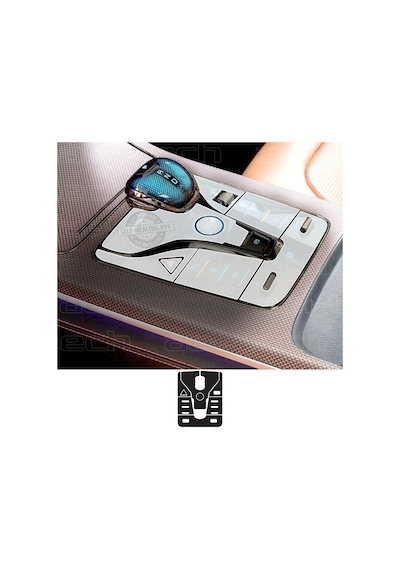 Byd Han Uyumlu Vites Etrafı Piano Black Tpu Koruyucu 6 Lı Set