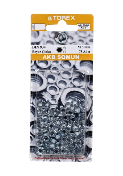 Somun M5 75 Adet - 764034504 Diğer