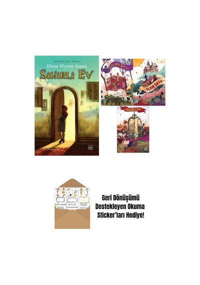 Sihirli Ev Yürüyen Şato Serisi 3 Ciltli + Diana Wynne Jones Üçlü Kitap Seti: Yürüyen Şato Uçan Şato Sihirli Ev