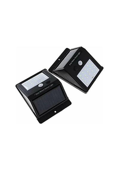 Chermik Hareket Sensör 20 Led Solar Enerji Su Geçirmez Duvar Lambası &