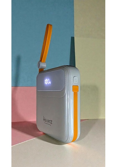 H26 10000 Mah Power Bank Pd 20w Ve Usb 22.5w Fast Hızlı Şarj Dahili Type C Ve Lightning Kablolu Dünya Standartları