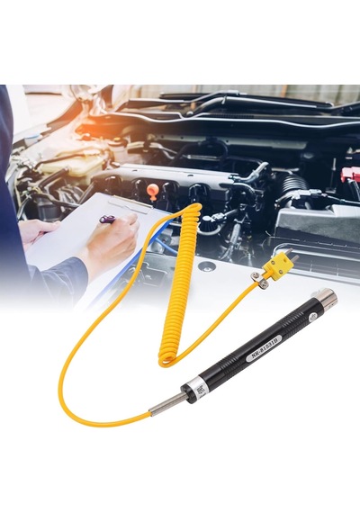 Nr:81531 B Kodlu Termokupl Sıcaklık Sensör Probu Sarı Spiralli / Mini Konnektörlü
