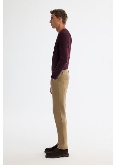 Avva Erkek Kamel Klasik Bel Parça Boya Yıkamalı Elastan Berlin Slim Fit Jean Pantolon A42y3500 Camel