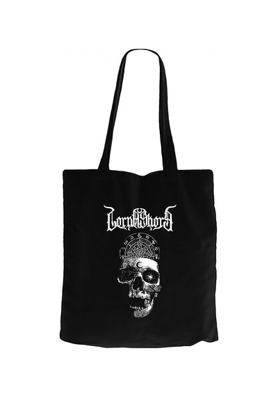 Lorna Shore Skull Siyah Kanvas Bez Çanta Siyah