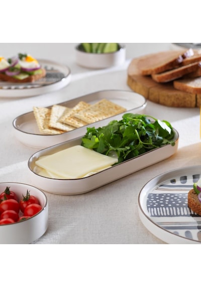 Schafer Sunny 4 Kişilik Kahvaltı Takımı 10 Parça Gri