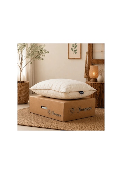 Sleepoos %100 Organik Yün Yastık 50 x 90