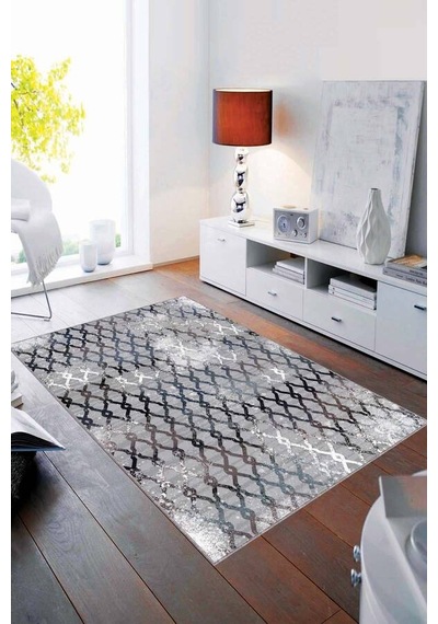 Mavi Spor Kaymaz Tabanlı Makinede Yıkanabilir Halı Ar279n11
