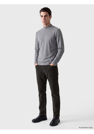 Lcwaıkıkı Classic Haki Regular Fit Kadife Erkek Chino Pantolon