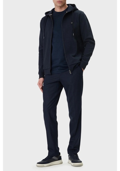 Boss Logolu Pamuk Karışımlı Regular Fit Kapüşonlu Fermuarlı Sweat Erkek Sweat 50555851 404 Lacivert Boss Logolu Pamuk Karışımlı Regular Fit Kapüşonlu Fermuarlı Sweat Erkek Sweat 50555851 404 Lacivert