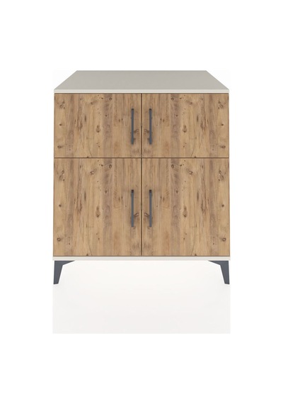 Kronos Şifonyer 3 Raflı 4 Kapaklı 88x59x96 Aytaşı-çam Aytaşı