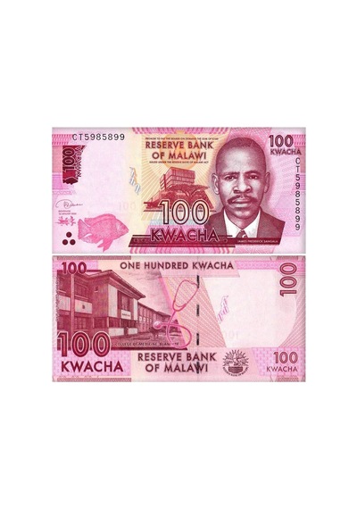 Malawi 20-50-100-200-500 Kwacha Kağıt Para Set Çil Unc 5'li Set Koleksiyon Para