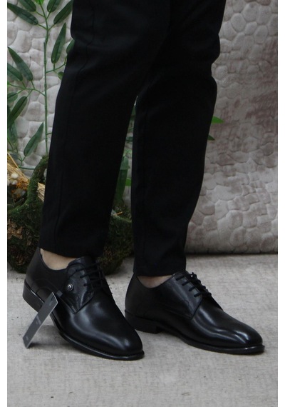 Pierre Cardin 63585 Siyah Hakiki Deri Erkek Klasik Erkek Ayakkabı 001