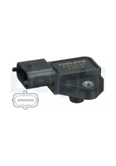 Opel Combo Map Sensoru 1.7 Cdti 2005-2012 Z17dth Delphı Ps10145