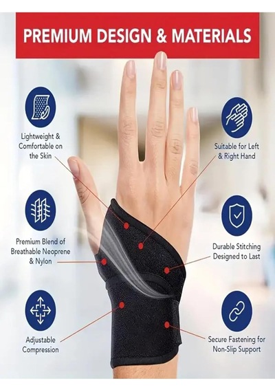 Ankaflex 2 Adet Ayarlanabilir El Bilek Ateli Bandajı Spor Çalışma Bandı Statik Splinti Bilekliği Aparatı - Wa1142 Genel