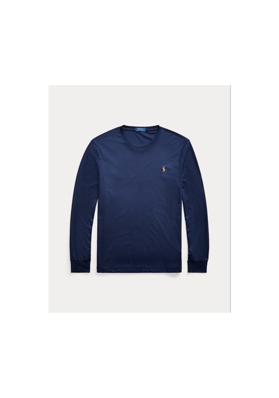Polo Ralph Lauren Özel Tasarım Regular Kesim Yumuşak Pamuklu Sweatshirt Lacivert