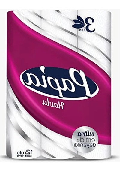 12 Rulo Ultra Emici Ve Dayanıklı 3 Katlı Kağıt Havlu