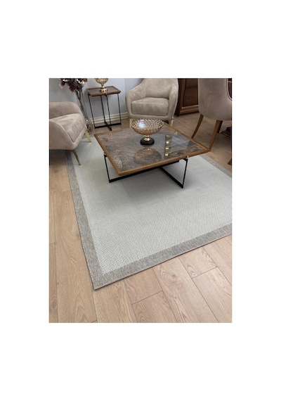 Sisal Halı- Hol Koridor Halısı- Kaymaz Taban- Yıkanabilir Kilim Halı Yolluk Krem - Bej