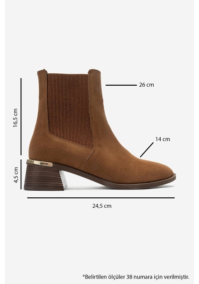 Luvi Shoes Neiva Taba Süet Hakiki Deri Kadın Chelsea Bot Luvi Shoes Neiva Taba Süet Hakiki Deri Kadın Chelsea Bot