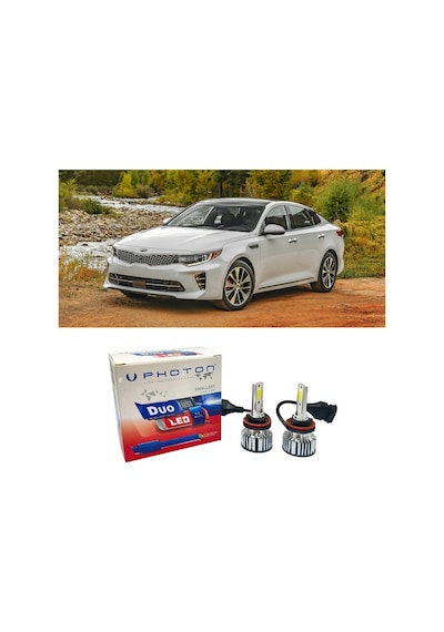 Kia Optima Uzun Far Ampulü H7 Duo Yeni Seri Beyaz 2015-2019