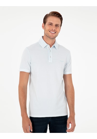Pierre Cardin Erkek Buz Mavisi Tişört 50285411-vr095 Buz Mavisi