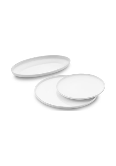 Jumbo Belle Platin 55 Parça 12 Kişilik Yemek Takımı Platin
