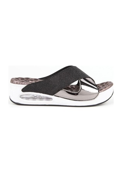 Muya Fly 31169-001 Air Max Anatomik Taban Kadın Terlik Siyah 36-40 Siyah