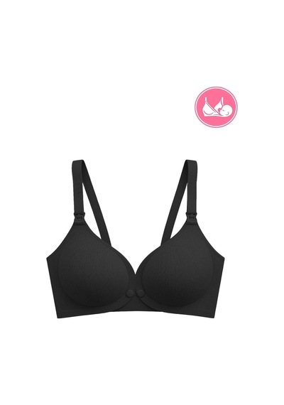 Cottonill Seamless Bra - Mavelle Siyah Lazer Kesim Klipsli Ve Çıtçıtlı Önü Açılabilir Emzirme Sütyeni Cottonill Seamless Bra - Mavelle Siyah Lazer Kesim Klipsli Ve Çıtçıtlı Önü Açılabilir Emzirme Sütyeni