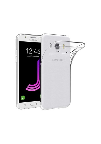 Galaxy J7 Kılıf Zore Süper Silikon Kılıf Renksiz