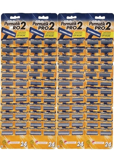 Gilette Permatik Pro2 Kartela 96'lı
