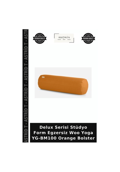 Delux Serisi Stüdyo Form Egzersiz Woo Yoga Yg-bm100 Orange Bolster Turuncu