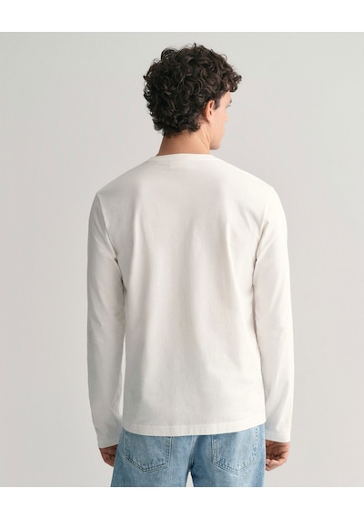Gant Erkek Sweatshırt 2004049-113 2004049-113 Beyaz Beyaz