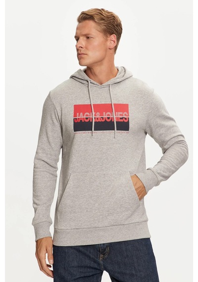 Jack & Jones Erkek Sweat 12256849 Açık Gri Açık Gri