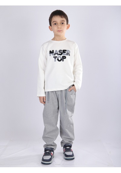 Xo Kids Erkek Çocuk 3lü Alt Üst Takım 6-9 Yaş 13216 Gri