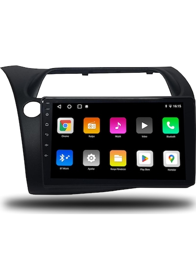 Redhat Honda Civic Hb Euro Android Carplay Multimedya 2007-2012 6gb Ram + 128gb Hafıza + 8 Çekirdek