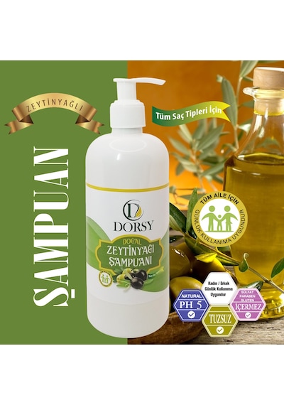 Dorsy Doğal Zeytinyağlı Şampuan 400 ML