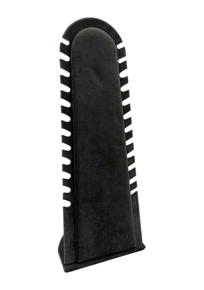 Yerli Üretim Riyad Model Süet Kumaş Füme Renk 31/11 Cm Ayaklı Kolye-halhal Sergileme Standı Çok Renkli